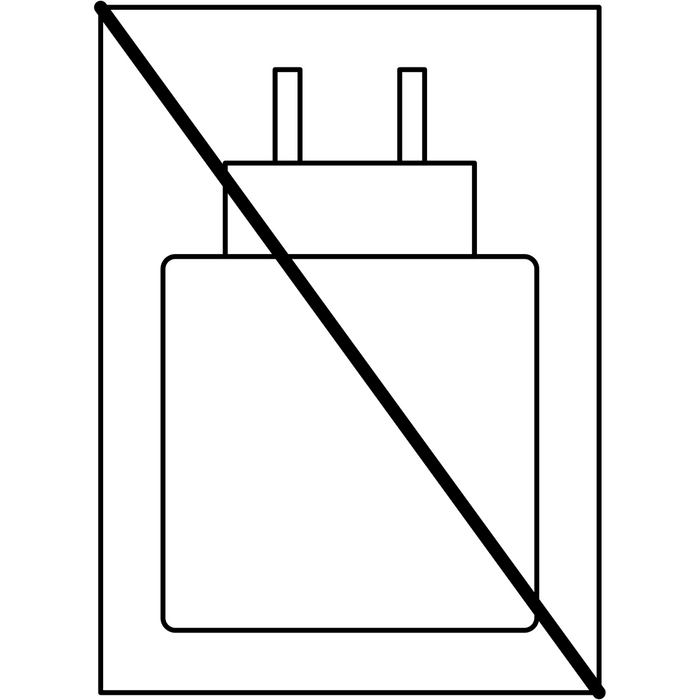 Adaptateur secteur non inclus.


